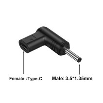 USB C PD DC 전원 커넥터 범용 12/15/19V 잭 플매트 카펫 러그 충전 어댑터 컨버터 라우터 태블릿 미니 팬, 02 DC3.5x1.35_01 12V