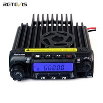 Retevis RT-9000D 자동차 라디오 트랜시버 VHF 66-88MHz (또는 UHF) 60W 200CH 스크램블러 워키 토키 + 스피커 마이크 + 프로그램 케이블, 136-174MHz