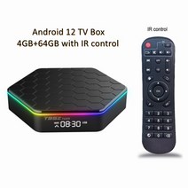 2022 안드로이드 12 스마트 TV 박스 Allwinner H618 미디어 플레이어 3D 비디오 유튜브 넷플릭스 2.4G &am, 03 4G 64G IR_02 Eu 플러그
