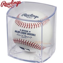 MLB 메이저리그 공인구 야구공 (큐브포장) (2015-현재)1, 단일 원통형 투명 상자