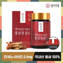 [천지양] 뿌리깊은 6년근 홍삼정 골드 250g x 1병 + 쇼핑백, 상세 설명 참조, 상세 설명 참조