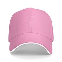 강아지 입마개 Dog schnauzer-미니멀 라인 드로잉 컨투어 페이스 초상화 캡 야구 모자 스냅백 남성용, 06 Pink