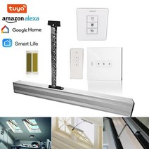 차단기 셔터 원격리모컨 600mm 스마트 홈 와이파이 창 오프너 tuya 전동 체인 오프너 액추에이터 레인 센서가있는 채광창 여닫이, kit6