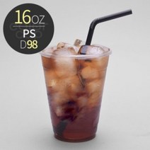 [소분]PS 16온스 98파이 아이스 투명컵 50개
