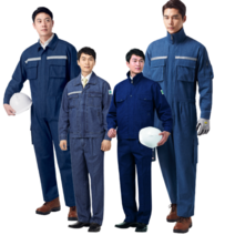 KSK 춘추 청지작업복 청작업복 용접용 작업복 용접복 상하세트 일체형 작업복, KSK A-3(상의+하의), XL(100)