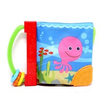 첫돌 두돌 치발기 겸용 촉감놀이 헝겊책 장난감 다양한자극 오감발달 교구 손가락발달 3살