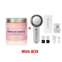 초음파 셀룰라이트 고주파 배 뱃살 바디 마사지기 캐비테이션 슬리밍 마사지 체중 감소, 우리 플러그, 초록