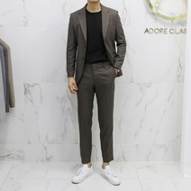 아도르클래식 5컬러 남자 세미정장 캐주얼 스판 정장세트