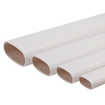 선홈통 PE이주벽관 상자 물 홈통 스텐 지붕물받이, 60 플랫 튜브 50cm