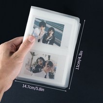 포토북 아기앨범제작 초음파앨범 웨딩 커플 여행 엘범 사진첩미니 폴라로이드 투명 사진 앨범 포토 카드, 01 80pocket photo album