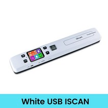 북스캐너 북스캔 책스캔 셀프북스캔 Iscan02 휴대용 핸드 헬드 디지털 무선 와이파이 1050DPI LCD 오피스, 01 White no Wifi
