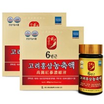 대한홍삼진흥공사 홍삼의효능 예비시댁인사선물 6년근 고려 홍삼 진액 진세노사이드 함량 240g 2병 2세트