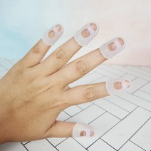 투명 사무용 골무, L, L, 1개