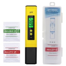 염도계 염도측정기 가정용 업소용 염도측정 휴대용 디지털 ph 펜 유 산도 측정기 고정밀, 노란색