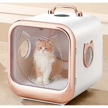 펫드라이룸 건조기 털말리기 스탠드 펫 반려견 애견 드라이기 고양이, 화이트해외판110v(대형흡수성목욕타월증정)