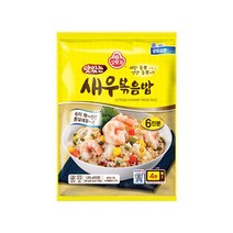 오뚜기 레토르트 야식 간단한요리 맛있는 새우볶음밥 (200g×6) 비상식량 여행용, 2팩