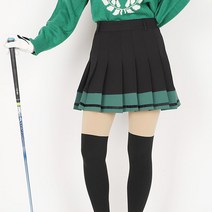 [MM스포츠]여성 가을 국내 생산 투톤 플리츠 치마바지 골프 스커트