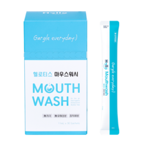 헬로티스 마우스워시액(플루오르화나트륨)휴대용가글 30개입, 11ml, 1개