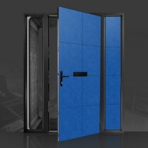 전원 단독 주택 대문 현관문 프리미엄 도어 프로 어쿠스틱 흡음 올인원 접착 폼, 4.Blue  20pcs Panel - One Side
