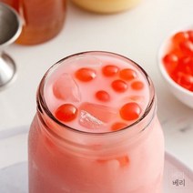 Bossen Pure25 Pomegranate Bursting Boba 보센 버스팅 팝핑 보바 석류 토핑 3.3kg 4팩