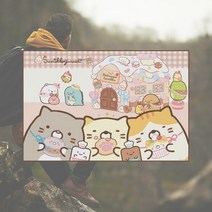 그린생활 스밋코구라시 과자가게 접이식 나들이 휴대용 돗자리 90x60cm 캠핑 낚시 피크닉