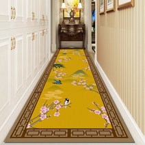 카페트 러그 rug carpet 카펫트 원형러그 대형카페트 침실러그 미니카페트전통적인 우아한 꽃 로비 카펫 긴