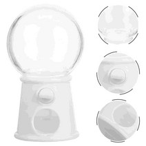 인형뽑기기계 캡슐 캔디 디스펜서 미니 껌 은행 버블 포수 상자 장난감 호의 상자 장난감 자동 기 웨딩 트리트먼트, 하얀색