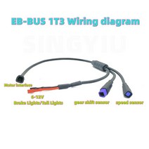 BAFANG M500 기어 파워 센서 시프트 Bafang E-Bike G522 미드 드라이브 모터, 02 1T3 cable