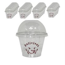 이홈베이킹 딜리셔스 투명컵 세트 - 9온스투명컵+미니포크+딜리셔스스티커 20p, 3세트