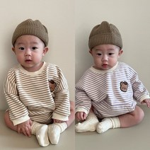 스타일베베 포켓 곰돌이 슈트 우주복 아기 신생아 6개월 12개월 돌 조카 출산 선물 바디슈트 룸퍼