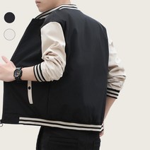남자 스프라이트 투톤 야구 점퍼 잠바 자켓 남성 봄자켓 여름 가을 봄점퍼