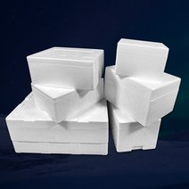 유영 스티로폼박스 아이스박스 택배용 묶음판매 다양한 사이즈 모음, 유영어상자15K(6개)