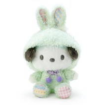 일본 계피 개 로티는 토끼 봉제 장난감 새로운 kulomi 인형 펜던트 부활절 여자 선물로 변신합니다, E. 형형색색의 파차개, 15cm(귀 및 열쇠 고리 포함)