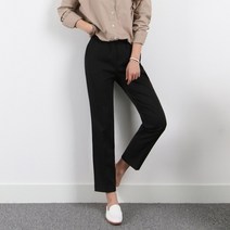 스윗타임 페린 밴딩 팬츠 S~3XL 빅사이즈 자체제작 고무줄 스판 편한 여성용 바지 오피스룩