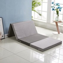 스로우토퍼 여름 침대 퀵슬립 캠핑 쿨 차박 토퍼 거실 쿨링, 너비 150cmx길이 200cmx두께 10cm, 다크헤더그레이+멜란지