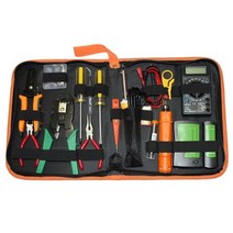 네트워킹 수리 도구 키트 RJ45 LAN 테스터 RJ45 RJ11 RJ12 네트워크 케이블 추적기 플라이어 크림프 크림, CHINA_Black