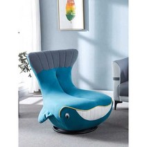 동물 의자 스툴 보조 거실 키즈 패브릭 미니 체어 고래, 핑크 회전 불가능 고탄력 스폰지