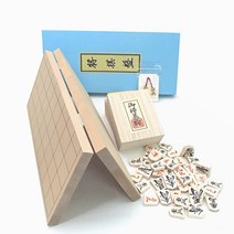 장기 판 말 셋트 일본식 목제 장기 세트 신계 6호 부러진 장기판과 우량 밀기 조각 세트 일본 직배송