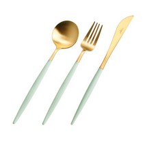 [큐티폴] 고아 세라돈 골드 디너 3p세트, 선택:선택