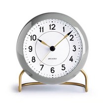 로젠달 자명종 Arne Jacobsen 덴마크 수입 알람시계 탁상시계, 그레이 스테이션