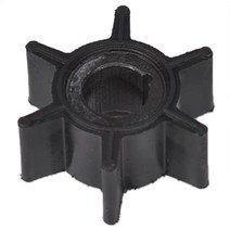 요트 보트 부품 워터 펌프 임펠러 고무 Tohatsu/Mercury/시에라 2/2.5/3.5/4/5/6HP 선외 모터 6 블레이드 3, 한개옵션0