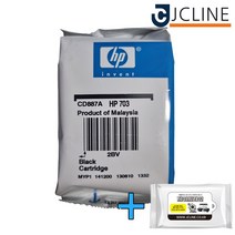 HP 정품잉크 703 번들 CD887AA 검정 박스없음 D730 F735 K109 K209 K510, HP703 검정 번들