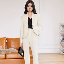 SEYI 블랙 정장코트 봄가을 캐주얼정장상의 여 자면접복장