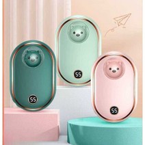 마카롱히터 마카롱 미니히터 캠핑장 휴대용 히터, 포레스트 그린   + 10000mAh