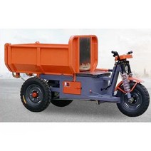 농업용 동력 운반차 트레일러 궤도 리어카 전동 카트, 사각형 버킷 +1800W48V45A