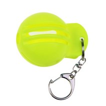 골프공 그림 커스텀 스탬프 도장 후크가 있는 골프 라인 라이너 양면 드로잉 마킹 정렬, 노란색