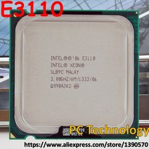 인텔 제온 프로세서 E3110 CPU 3.00GHz 6M1333MHz LGA775 1 일 이내 E8400