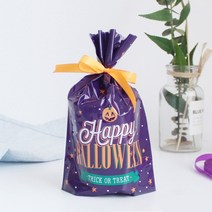 땡쓰몰 할로윈 포장용품, 1매, 02.M자선물봉투/01.퍼플