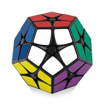 Findbetter 메가 민크스 2x2x2 십이면체 입체 퍼즐 팝 방지 큐브형 퍼즐 회전 경기용 큐브 입체 퍼즐 영화진화판 트레이닝 흑소체