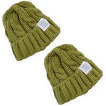 인싸모여 남녀공용 니트 꽈베기 숏비니 모자 2개